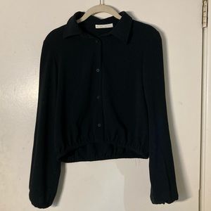 Cute collared cinched top from oak and fort